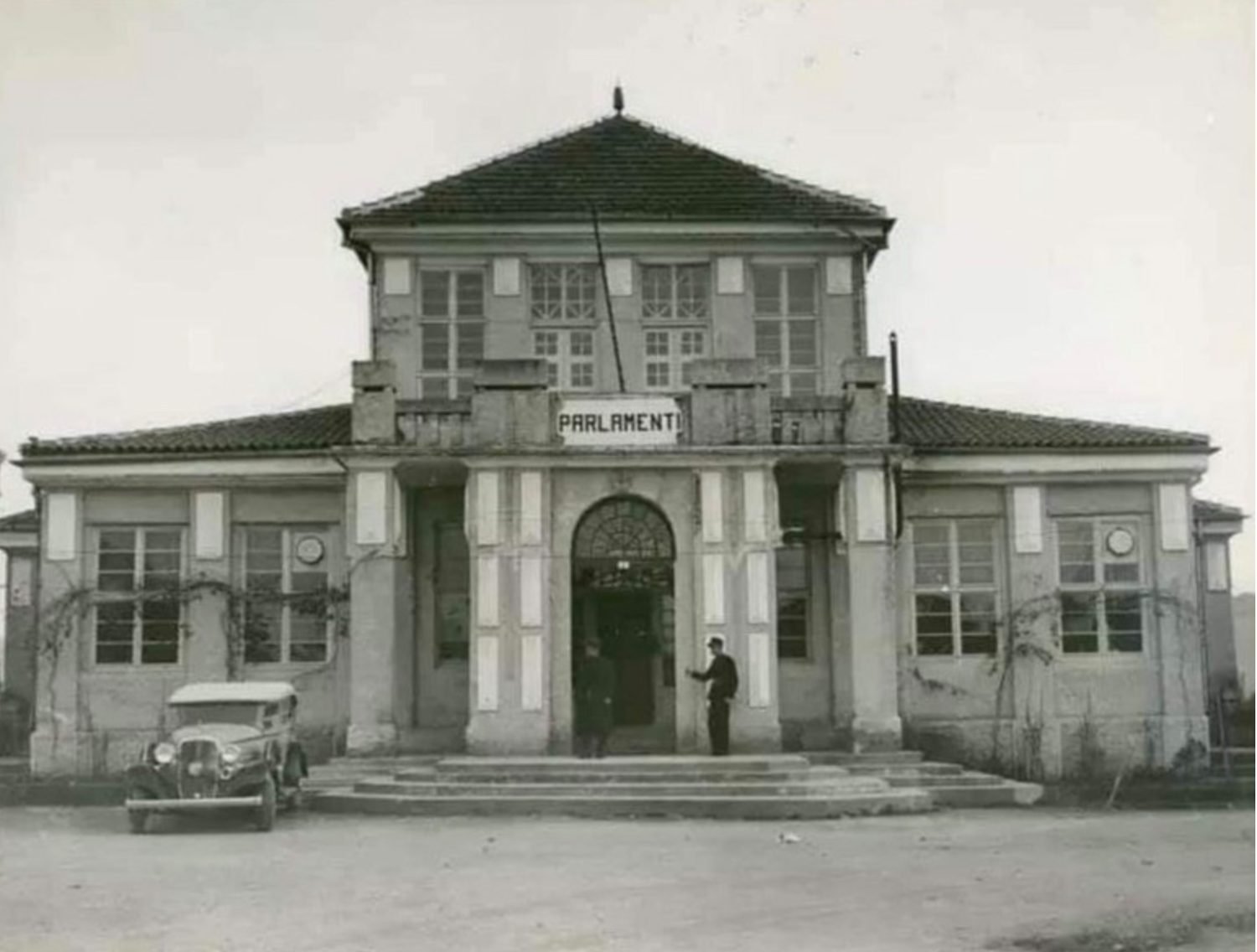 Albania's Parliament building in 1920